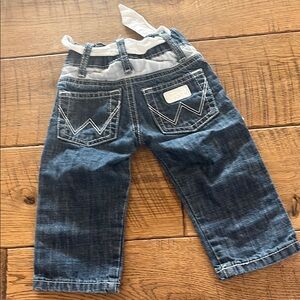 Baby girl Wrangler jeans size 6-9m